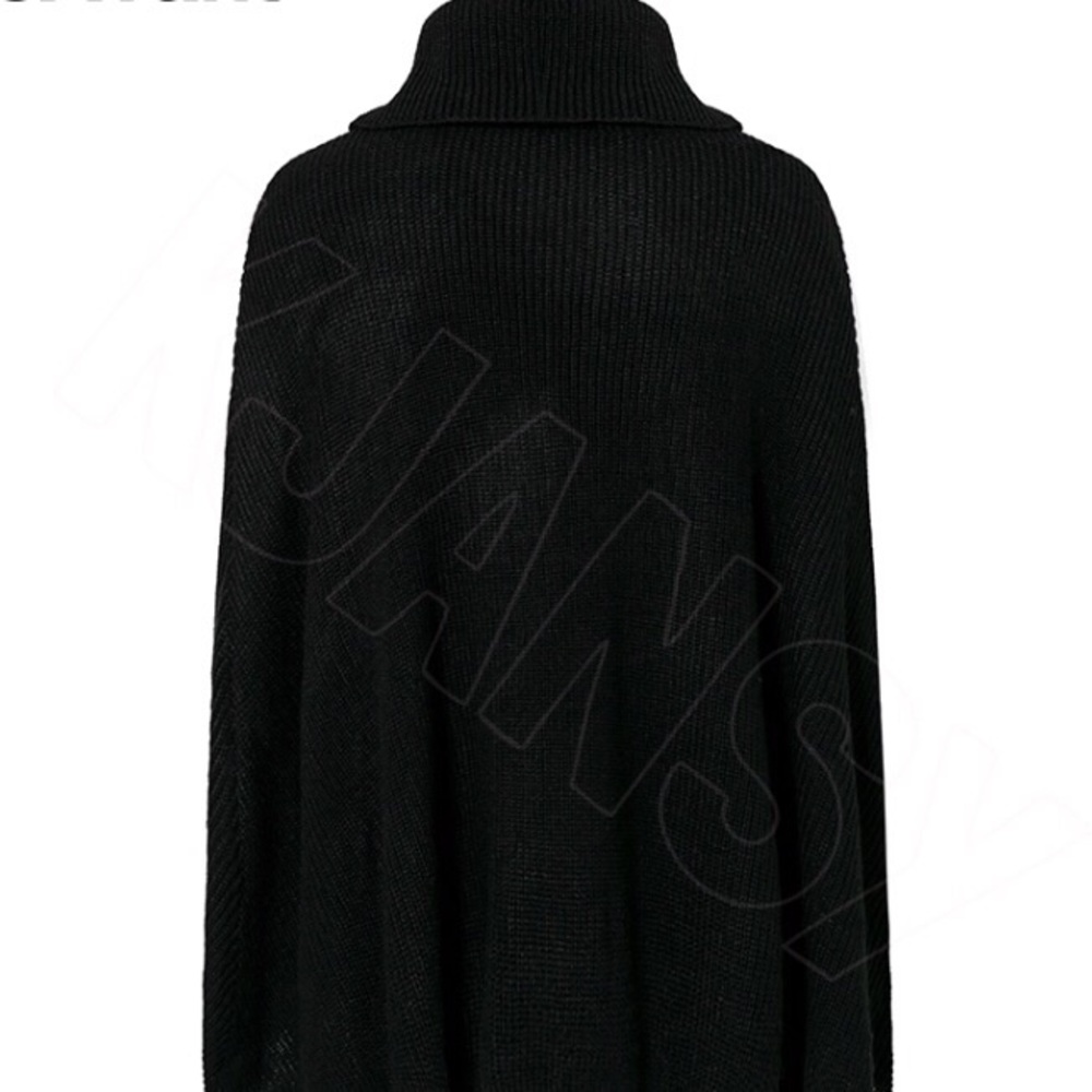 CUSTOMER HOLD!Pearl Studded Poncho Sweater Top - Picture 5 of 6